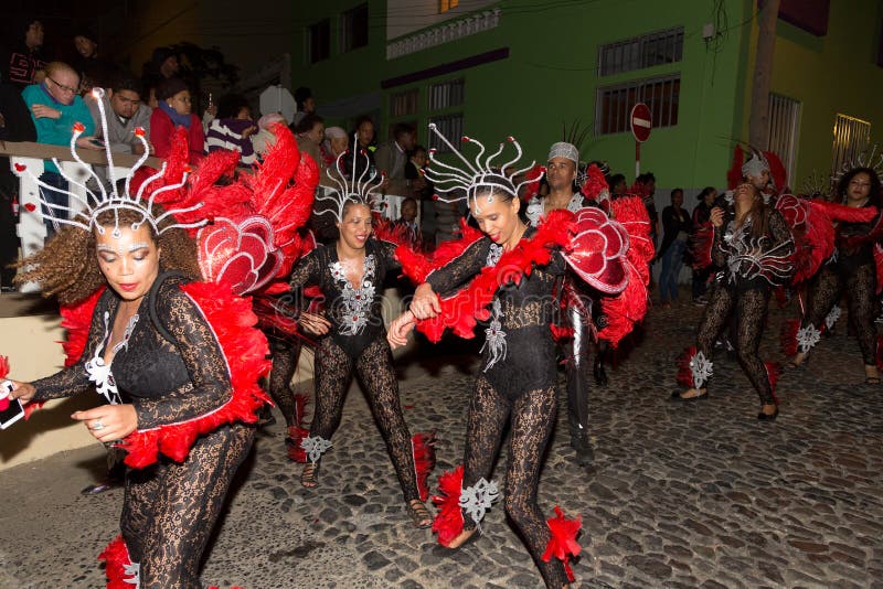 Carnaval Sao Nicolau, Cabo Verde Imagem de Stock Editorial Imagem de