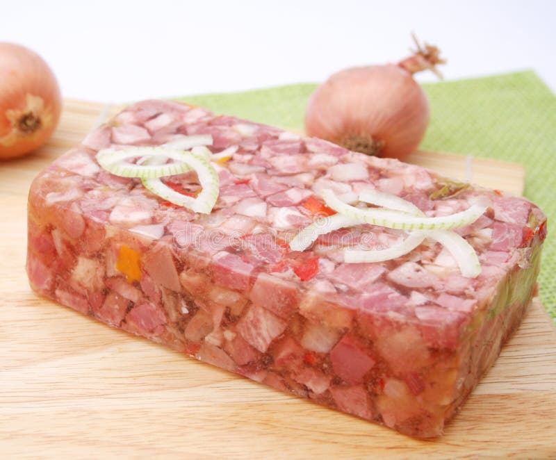 Carne con gelatina fotografia stock. Immagine di carne 11790862