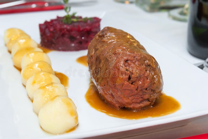 Carne de vită și mânzat tocană stock photo