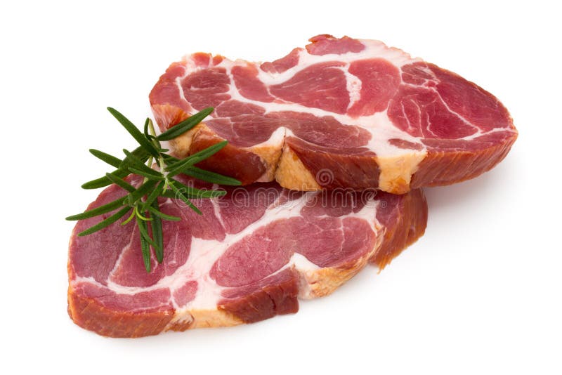 Carne grezza del maiale fresco con i rosmarini fotografia stock libera da diritti Carne grezza del maiale fresco con i rosmarini fotografia stock libera da diritti