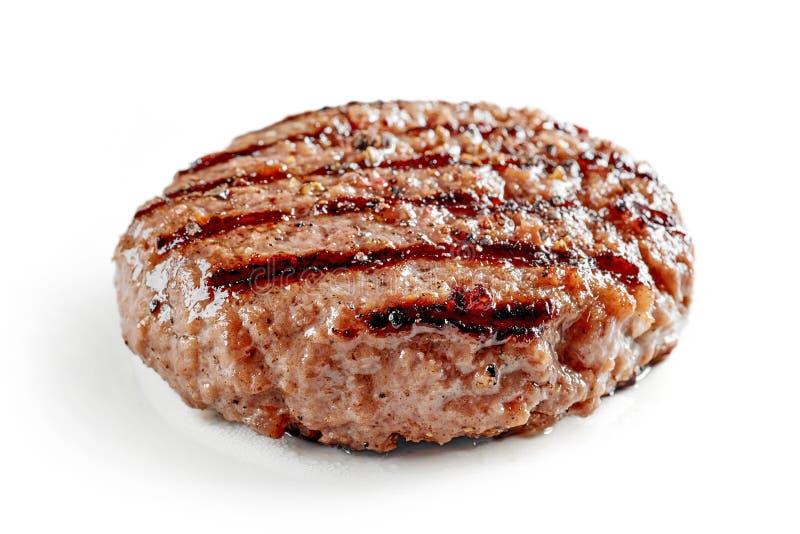 Carne recientemente asada a la parrilla de la hamburguesa