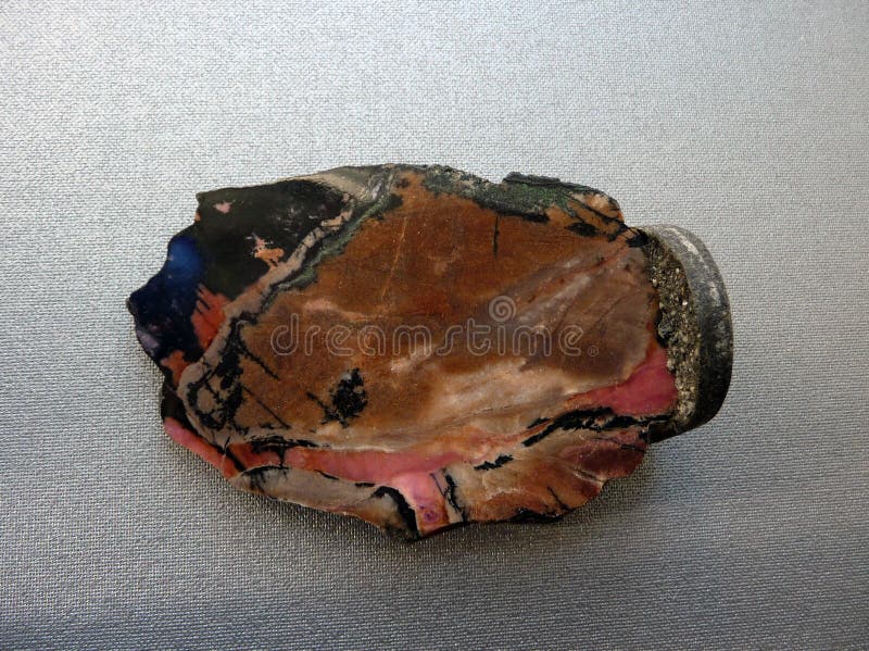 Carnelo-sarderite agate. Chukotka. Russia. stock photography Carnelo-sarderite agate. Chukotka. Russia. stock photography