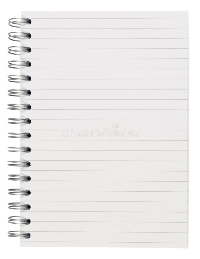Carnet de notes à spirale photos stock Carnet de notes à spirale photos stock