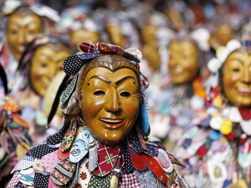 Street Procession at the German Carnival Fastnacht Editorial Stock