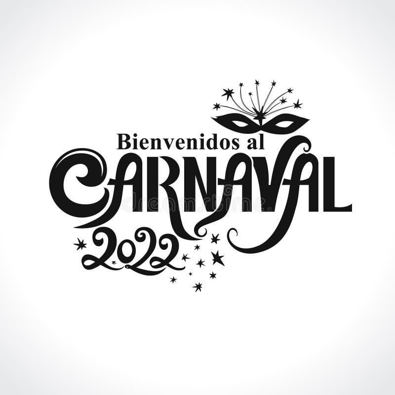 Vetores de Bienvenido Al Carnaval 2019 Logo Em Espanhol Traduzido