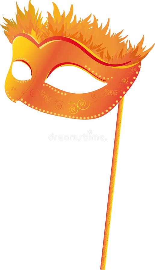 Fire carnival mask ( ai 8 format). Fire carnival mask ( ai 8 format)