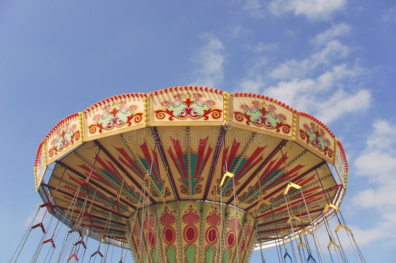 Carnival Swings stock image