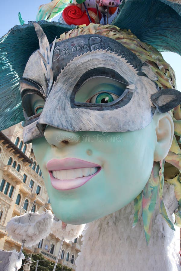 Carnival of Viareggio stock photo