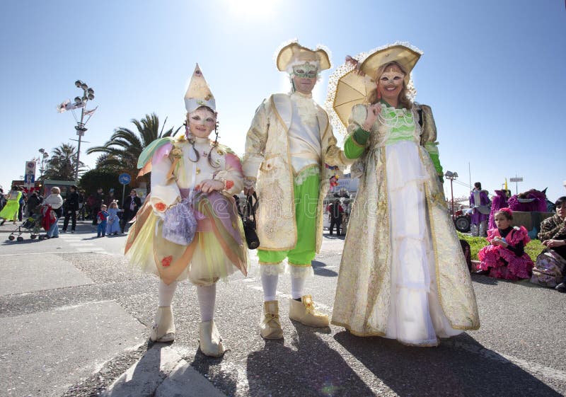 Carnival of Viareggio stock image