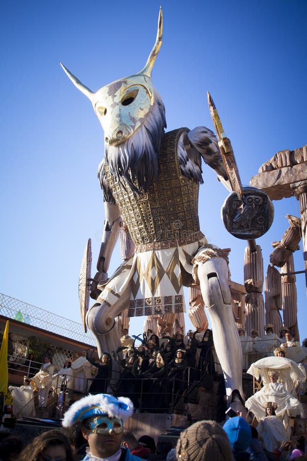 Carnival of Viareggio royalty free stock image