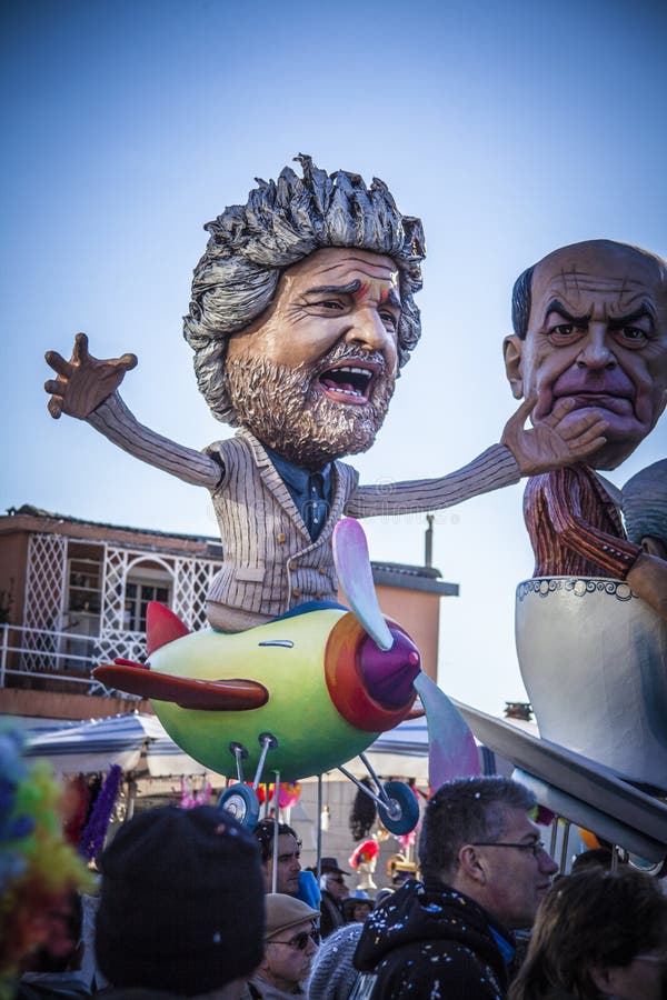 Carnival of Viareggio stock photos