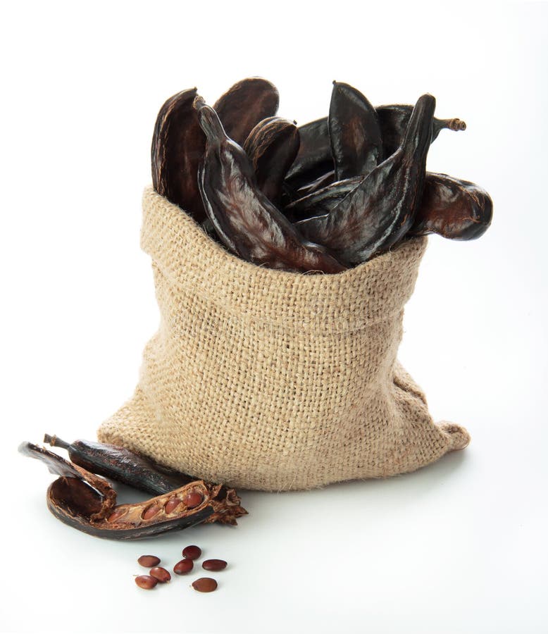 Carob pods stock photo. Image of beans, white, grain 45794602