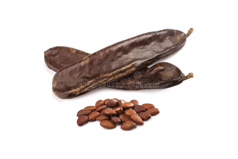 Carobs stock photo. Image of pile, fruits, brown, bean 140220336