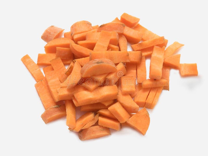 Carote di verdura fresca, fette incise immagine stock libera da diritti Carote di verdura fresca, fette incise immagine stock libera da diritti