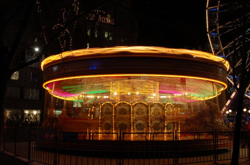 carousel edinburgh στοκ εικόνα carousel edinburgh στοκ εικόνα