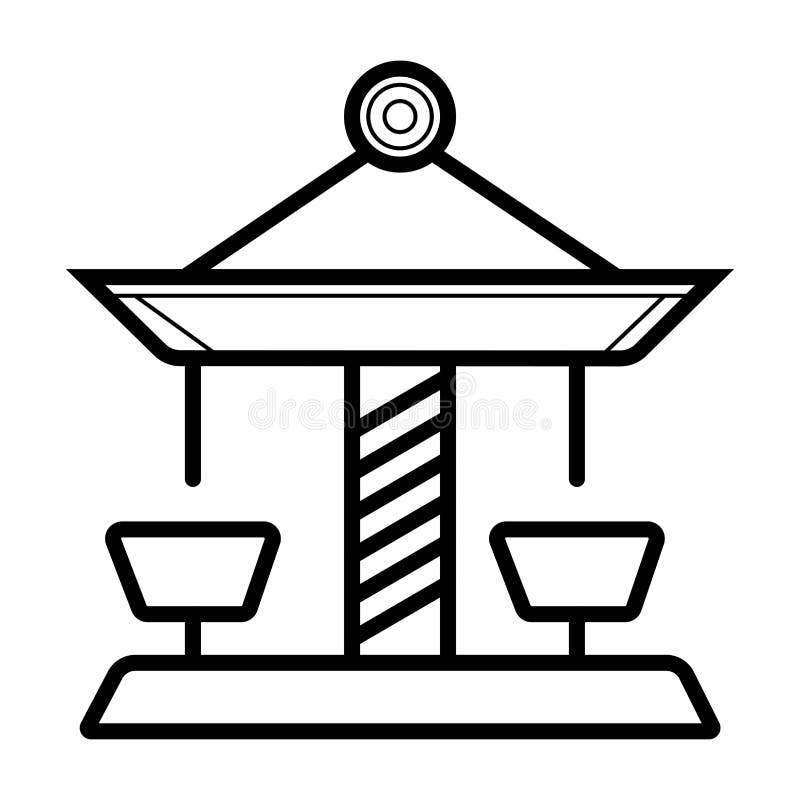 Carousel wektoru ikona ilustracja wektor Carousel wektoru ikona ilustracja wektor