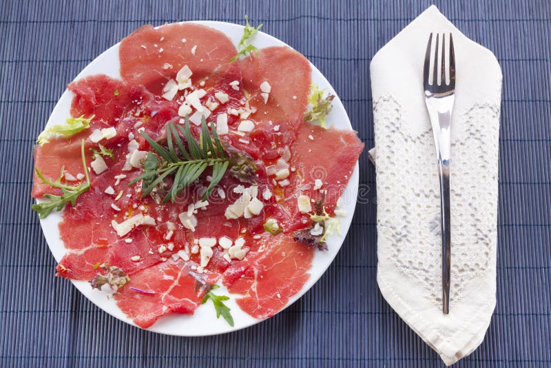 Carpaccio foto de stock royalty free