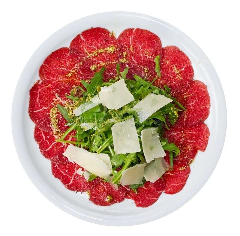 Carpaccio Overhead stock image. Image of arugula, fillet - 34616753
