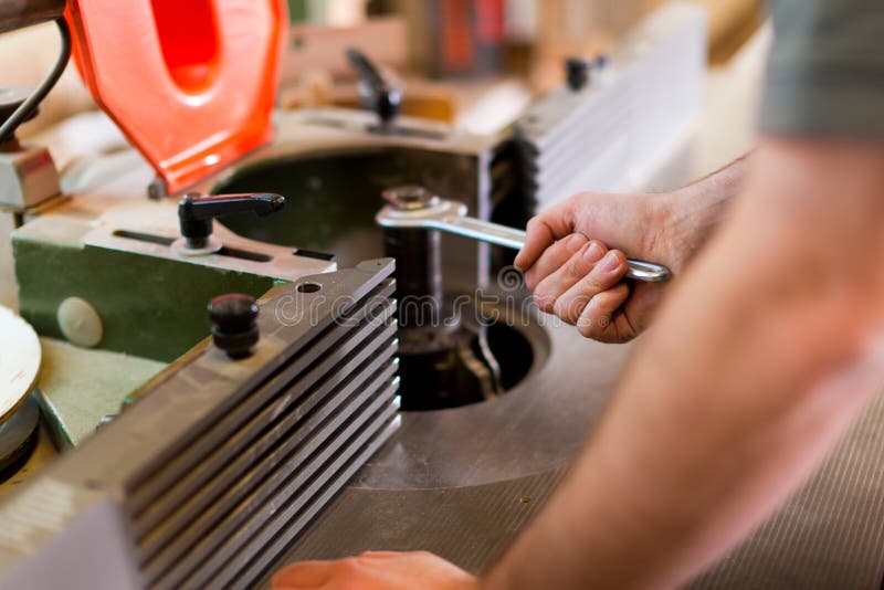 Carpenter adjust cutter stock image. Image of spanner 21025369