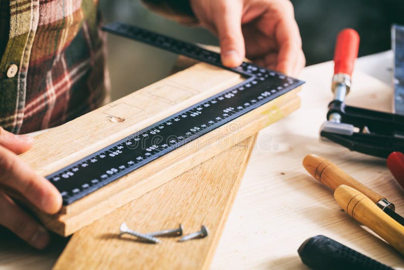 Meter Carpenter stock photo. Image of ruler, improvement 37823132