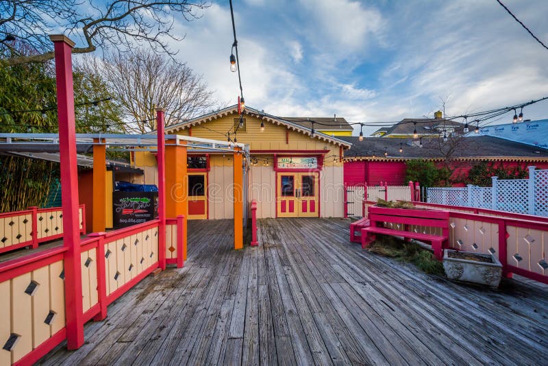 Carpenter`s Square Mall, in Cape May, New Jersey Editorial Image