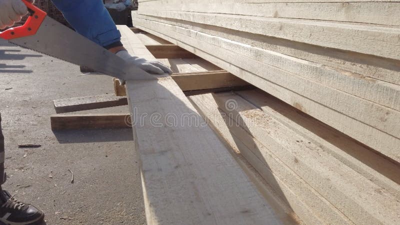 Carpenter saws Board