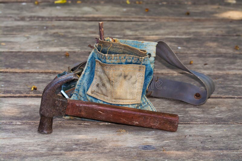 Carpenter Tools on Wood Table. Stock Photo Image of closeup, workbench 112541720
