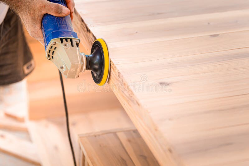 Wood polishing tools.