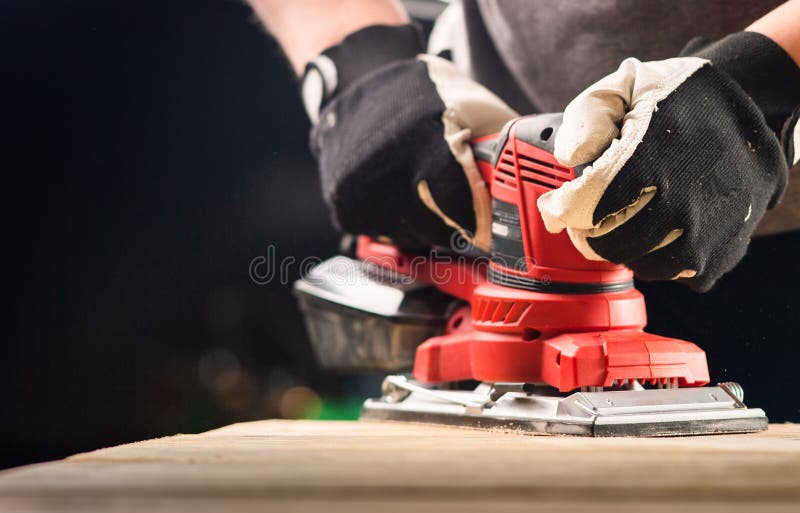 Belt Sander. Manual, Carpenter Stock Image Image of electrical, hand