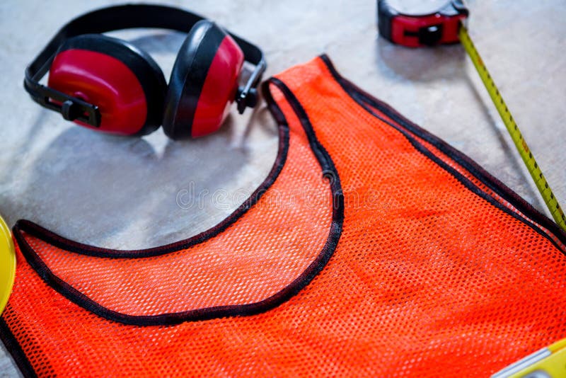 Carpenters Safety Equipment Stock Photo Image of studio, woodworking