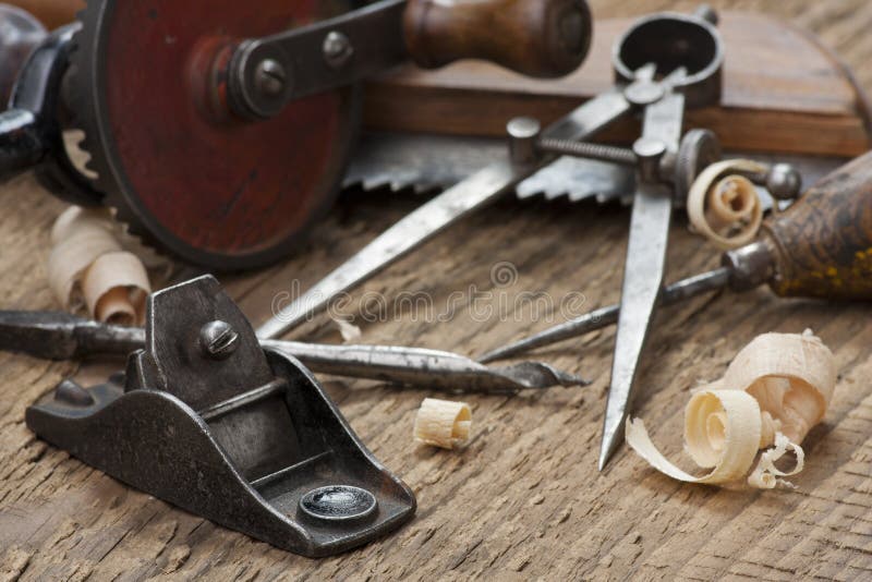 Carpentry tools royalty free stock photo Carpentry tools royalty free stock photo