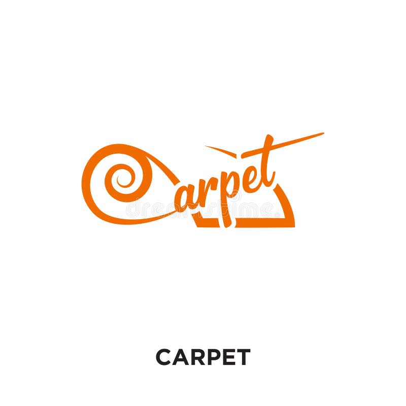 Carpet logo isolated on white background for your web, mobile an vector illustration
