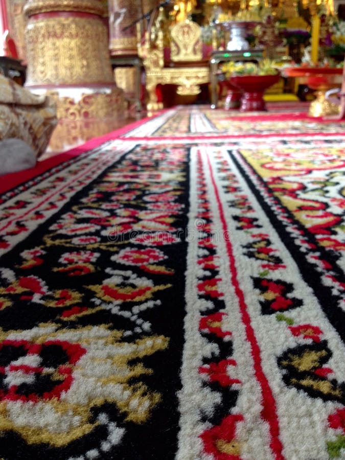 Carpet stock image. Image of pattern, culture, monk, white 62599347