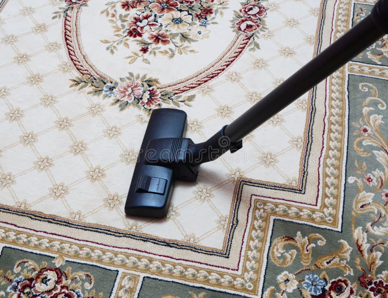 Carpet Vacuuming with Vacuum Cleaner Stock Photo Image of home, dirt