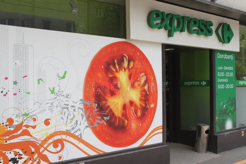 Carrefour preciso immagine stock libera da diritti
