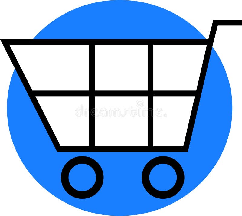 Carrello di acquisto illustrazione vettoriale Carrello di acquisto illustrazione vettoriale