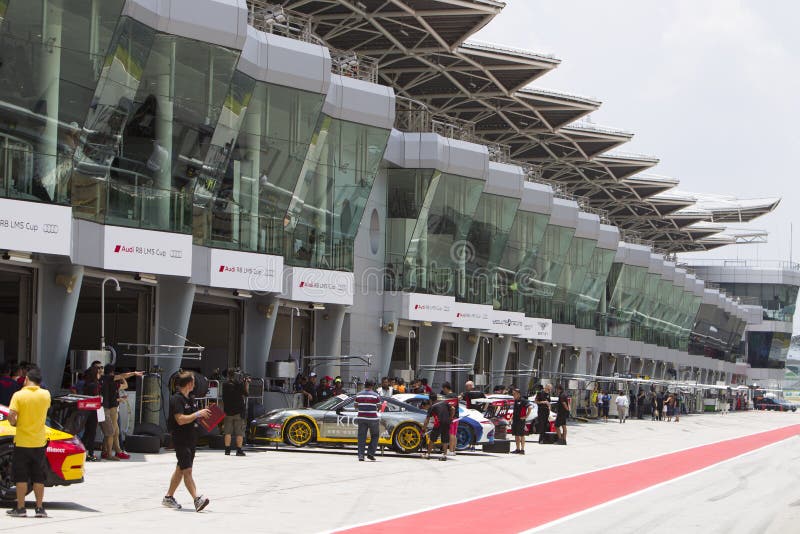 Carrera-Schale Asien 2015, Sepang, Malaysia stockfotos Carrera-Schale Asien 2015, Sepang, Malaysia stockfotos