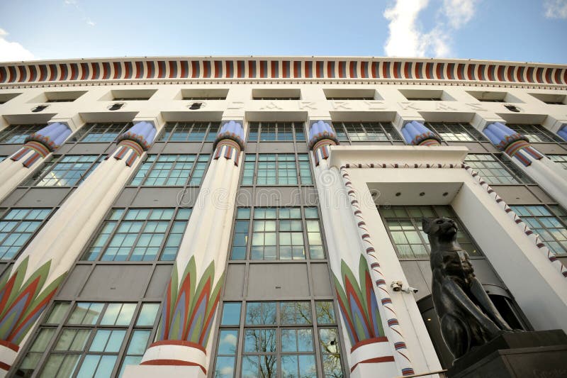 The Carreras Cigarette Factory is a large art deco building in Camden, London, in the United Kingdom.