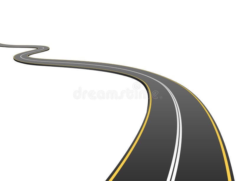 Carretera de asfalto abstracta libre illustration Carretera de asfalto abstracta libre illustration