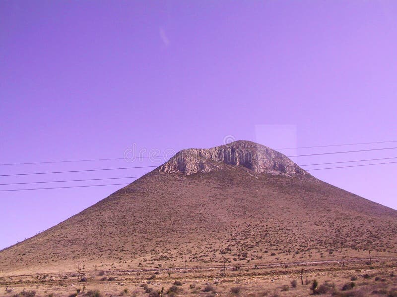 Carretera Saltillo Zacatecas Stockbild Bild von wüste, ansicht