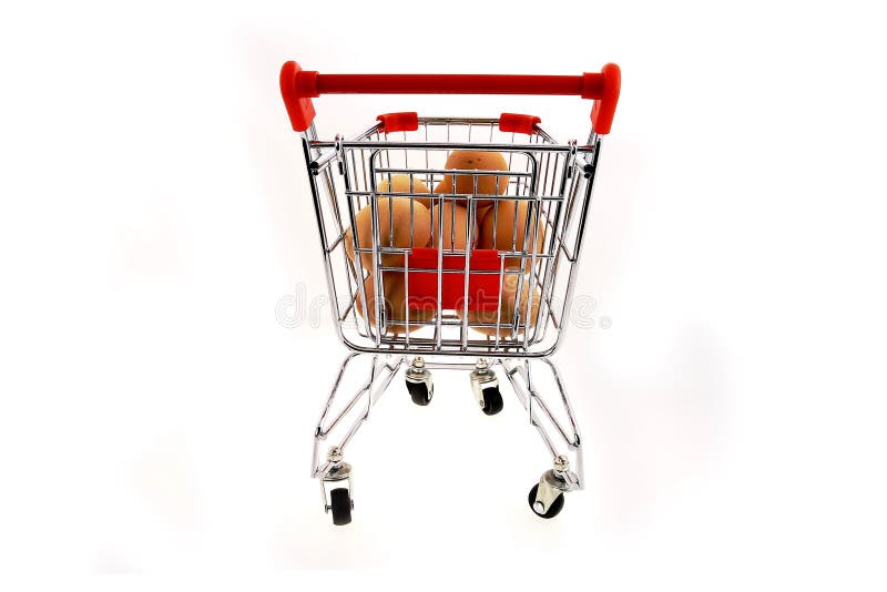 In A Carriage For Products Picture. Image 6261169