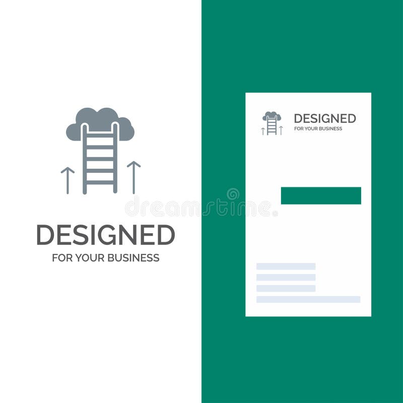 Carrièreweg, Carrière, Droom, Succes, Nadruk Grey Logo Design en Visitekaartjemalplaatje stock illustratie Carrièreweg, Carrière, Droom, Succes, Nadruk Grey Logo Design en Visitekaartjemalplaatje stock illustratie