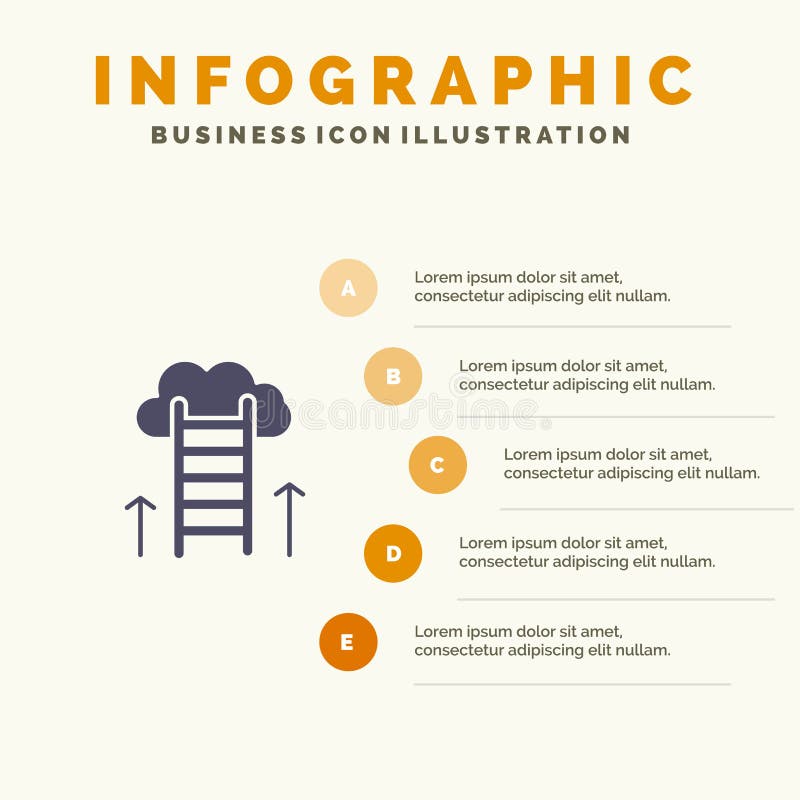 Carrièreweg, Carrière, Droom, Succes, Nadruk Stevig Pictogram Infographics 5 de Achtergrond van de Stappenpresentatie royalty-vrije illustratie Carrièreweg, Carrière, Droom, Succes, Nadruk Stevig Pictogram Infographics 5 de Achtergrond van de Stappenpresentatie royalty-vrije illustratie