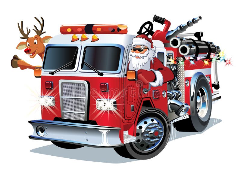 Carro armato per Natale illustrazione di stock