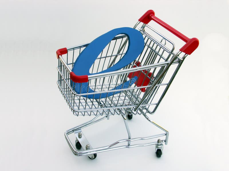 Carro de compras del comercio electrónico (vista lateral) 2