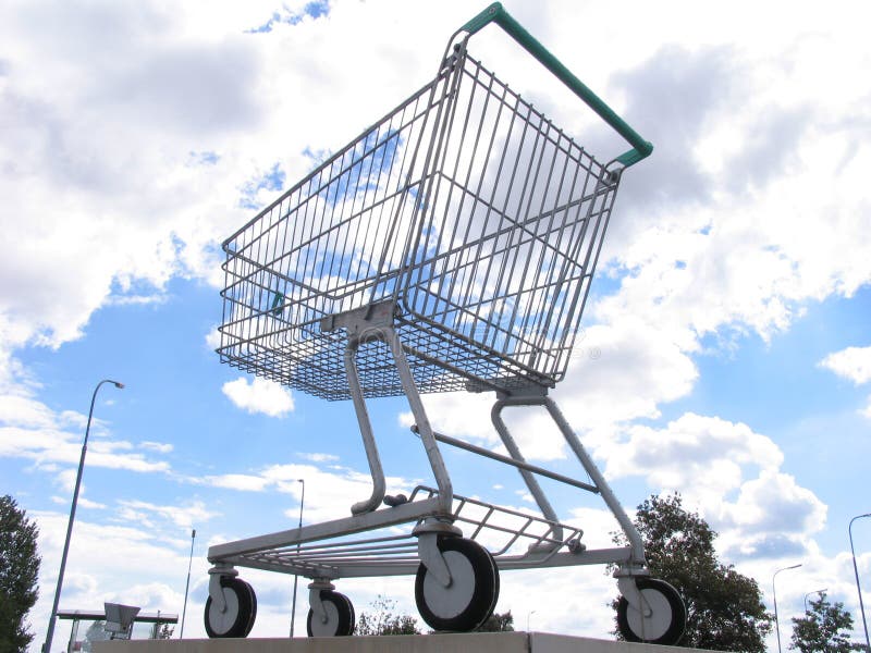 Carro de compras gigante Carro de compras gigante