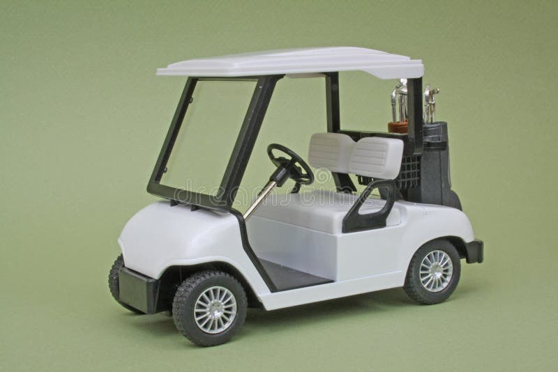 Carro de golf del modelo de escala imágenes de archivo libres de regalías Carro de golf del modelo de escala imágenes de archivo libres de regalías