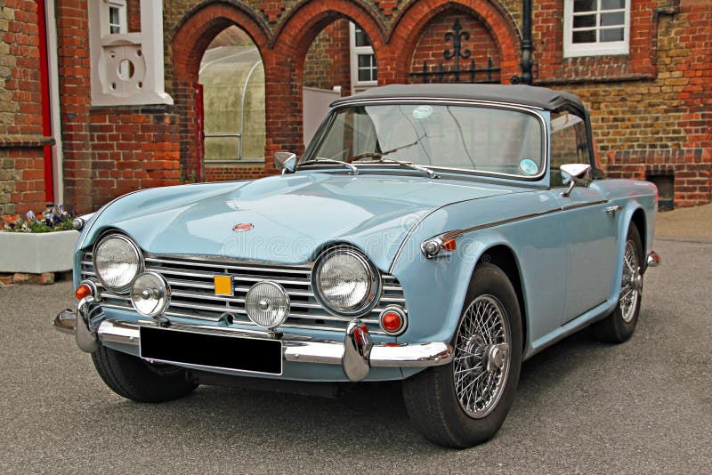 Triumph TR4 carro clássico fotografia de stock