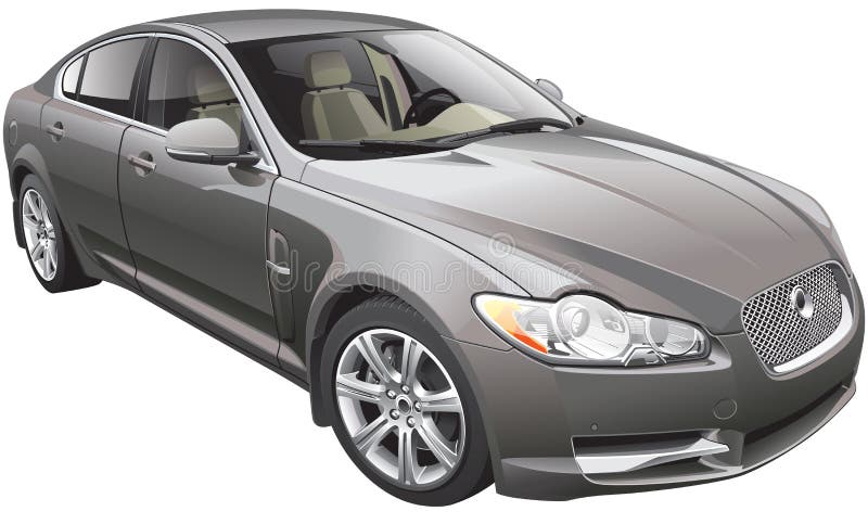 Carro extravagante britânico ilustração stock Carro extravagante britânico ilustração stock
