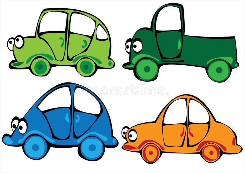 Carros nos desenhos animados